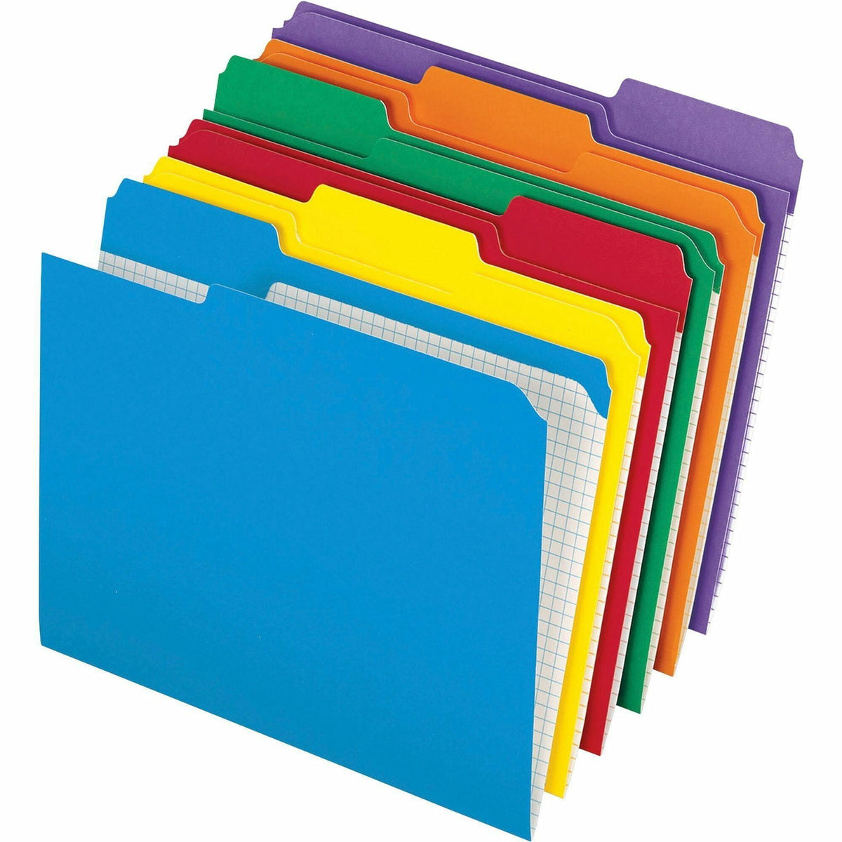Pendaflex 1/3 Tab Cut Letter Recycled Top Tab File Folder - 8 1/2" x 11" - Top Tab Location - Assorted Tab Position - 11