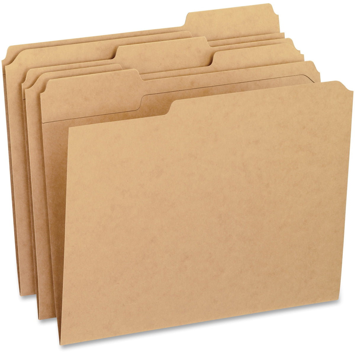 Pendaflex 1/3 Tab Cut Letter Recycled Top Tab File Folder - 8 1/2" x 11" - 3/4" Expansion - Top Tab Location - Assorted