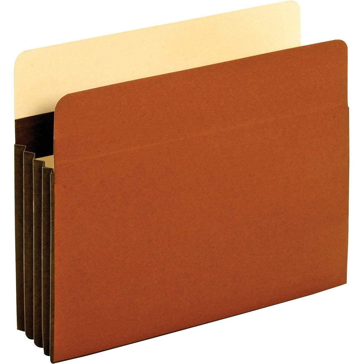 Pendaflex Letter Recycled Expanding File - 8 1/2" x 11" - 3 1/2" Expansion - 24 pt. - Tyvek - Brown - 25 / Box