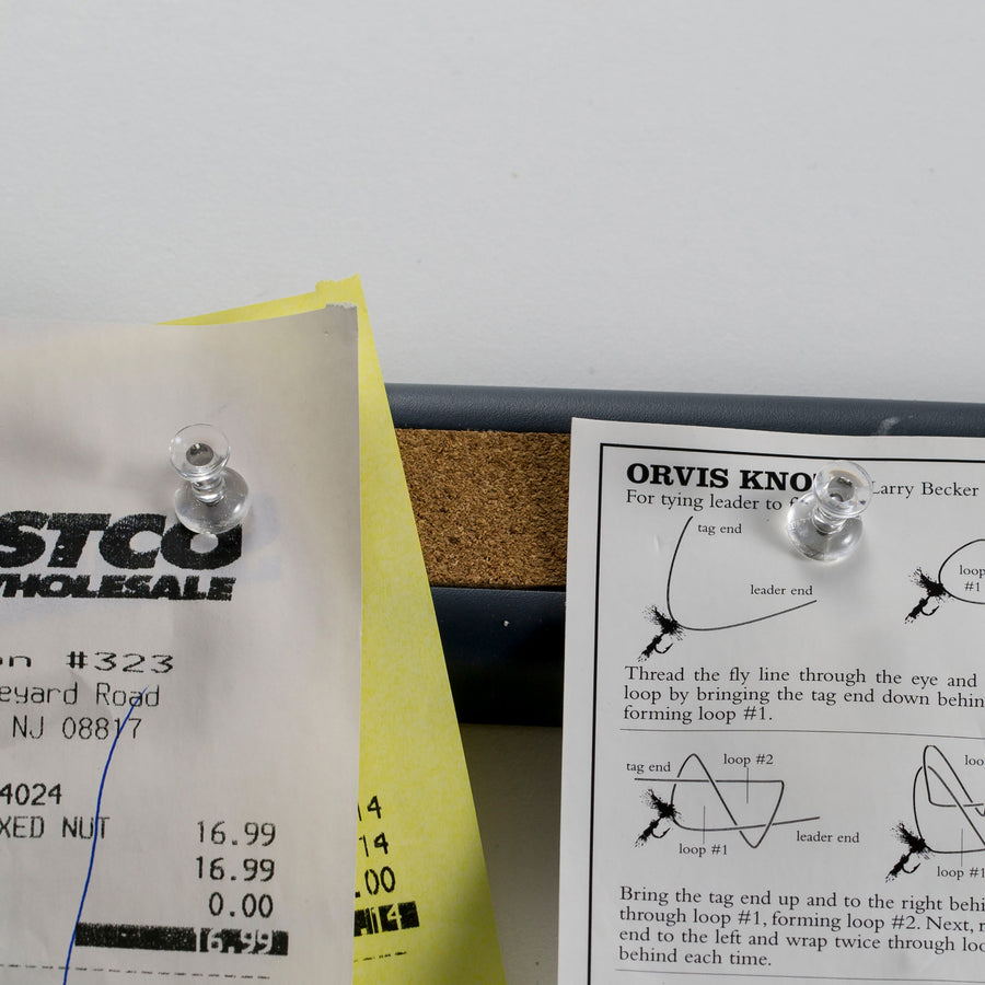 Officemate Precision Pushpins - 0.5" Length x 0.3" Diameter - Clear - 100 / Box