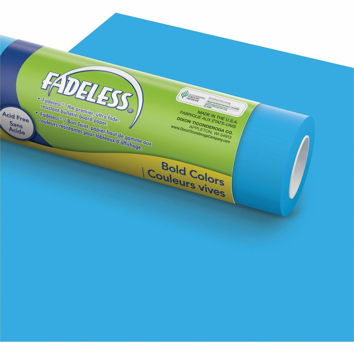Fadeless Bulletin Board Art Paper - ClassRoom Project, Home Project, Office Project - 48" Width x 50 ft Length - Brite B