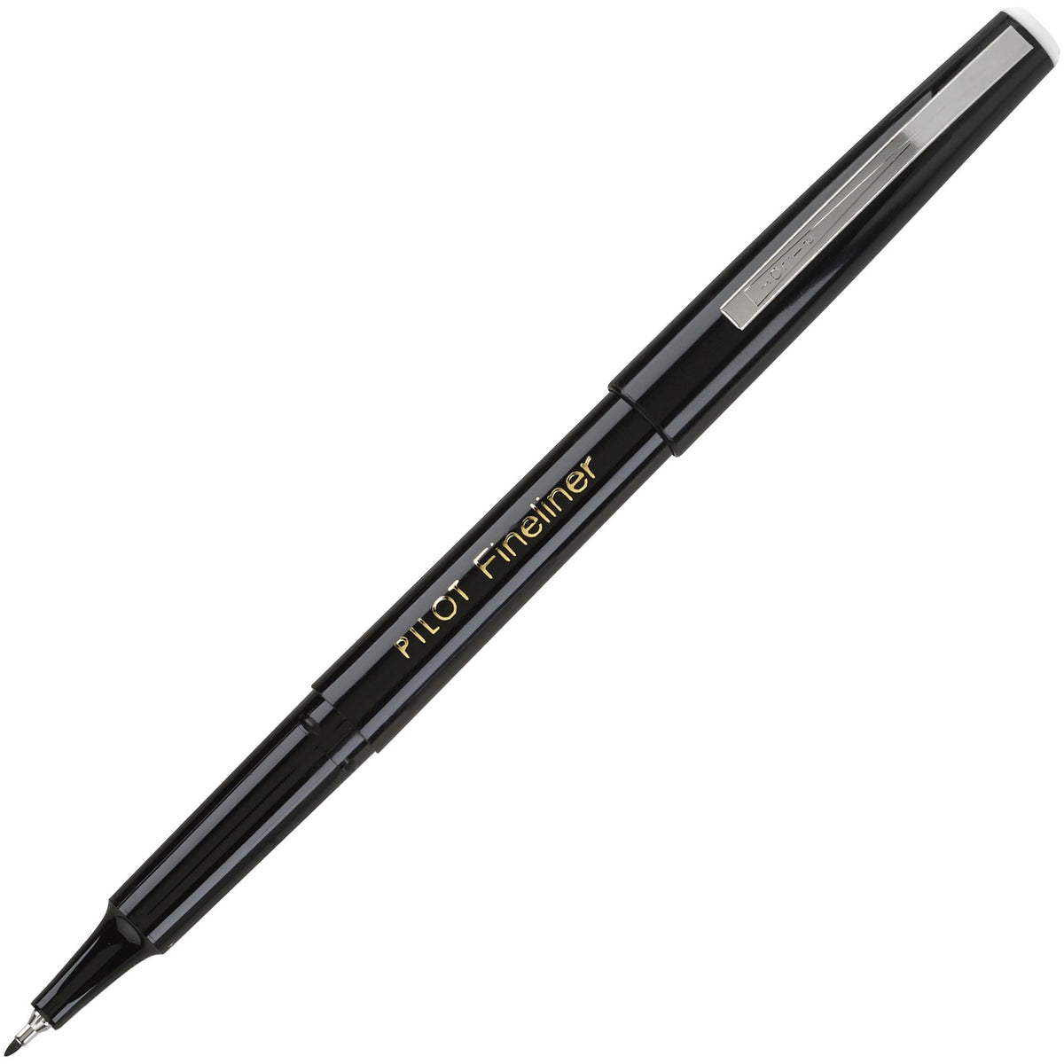 Pilot Marker Pens - Fine Pen Point - 0.7 mm Pen Point Size - Black Ink - Black Barrel - Acrylic Fiber Tip - 1 Each