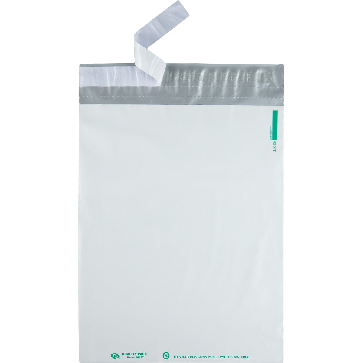 Quality Park 12 x 15-1/2 Jumbo Poly Mailers with Redi-Strip® Self-Sealing Closure - Catalog - 12" Width x 15 1/2" Length