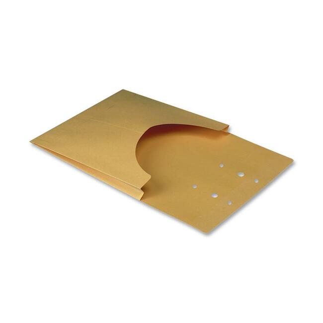 Quality Park Classification Folder - 1" Expansion - Kraft - Kraft - Reinforced - 100 / Box