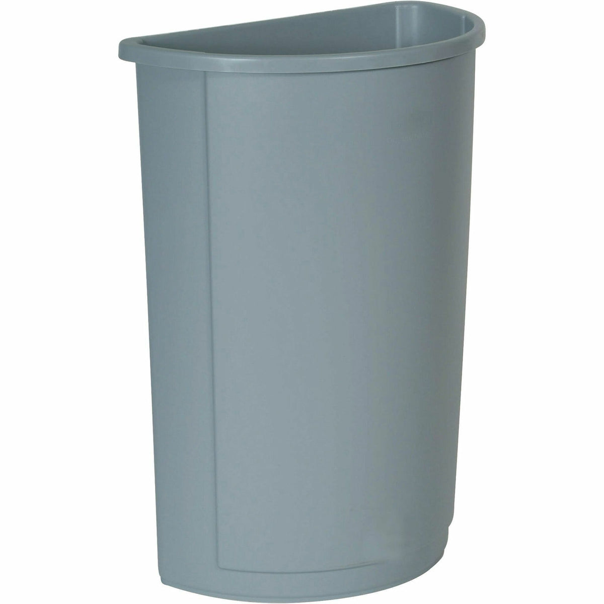 Rubbermaid Commercial Half Round Wastebaskets - 21 gal Capacity - Semicircular - 28.6" Height x 12" Width x 21" Depth -