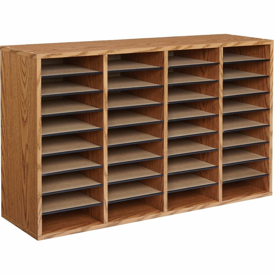 Safco Adjustable Shelves Literature Organizers - 36 Compartment(s) - 36 Shelf(ves) - Compartment Size : 2.50" x 9" x 11.