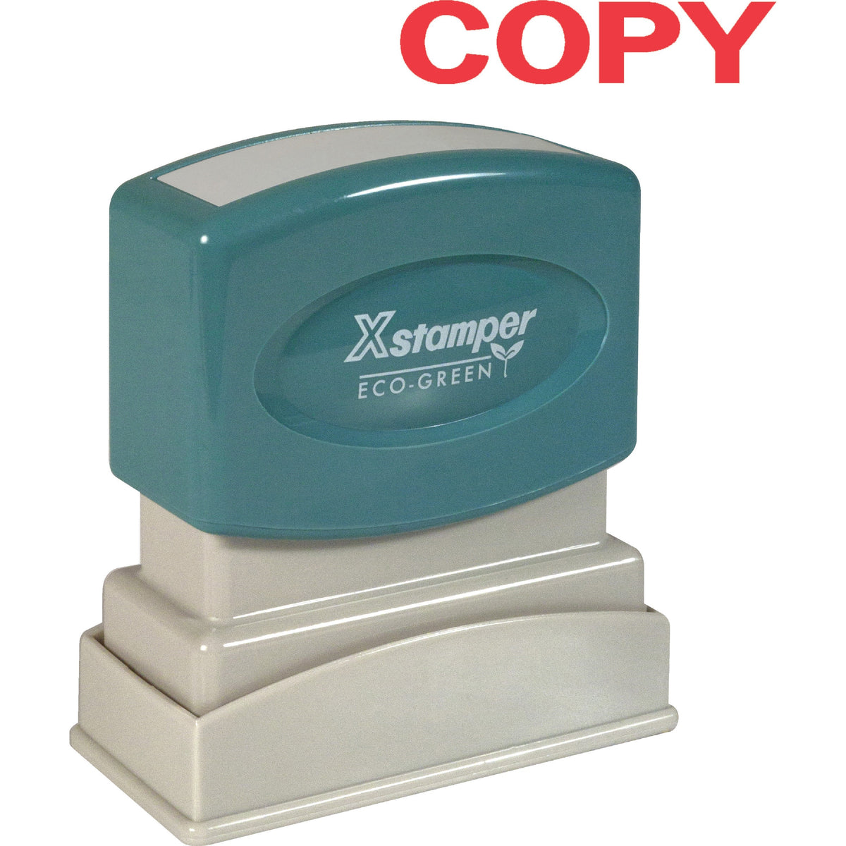 Xstamper Eco-Green COPY Title Stamp - Message Stamp - COPY - 0.50" Impression Width x 1.62" Impression Length - 100000 I