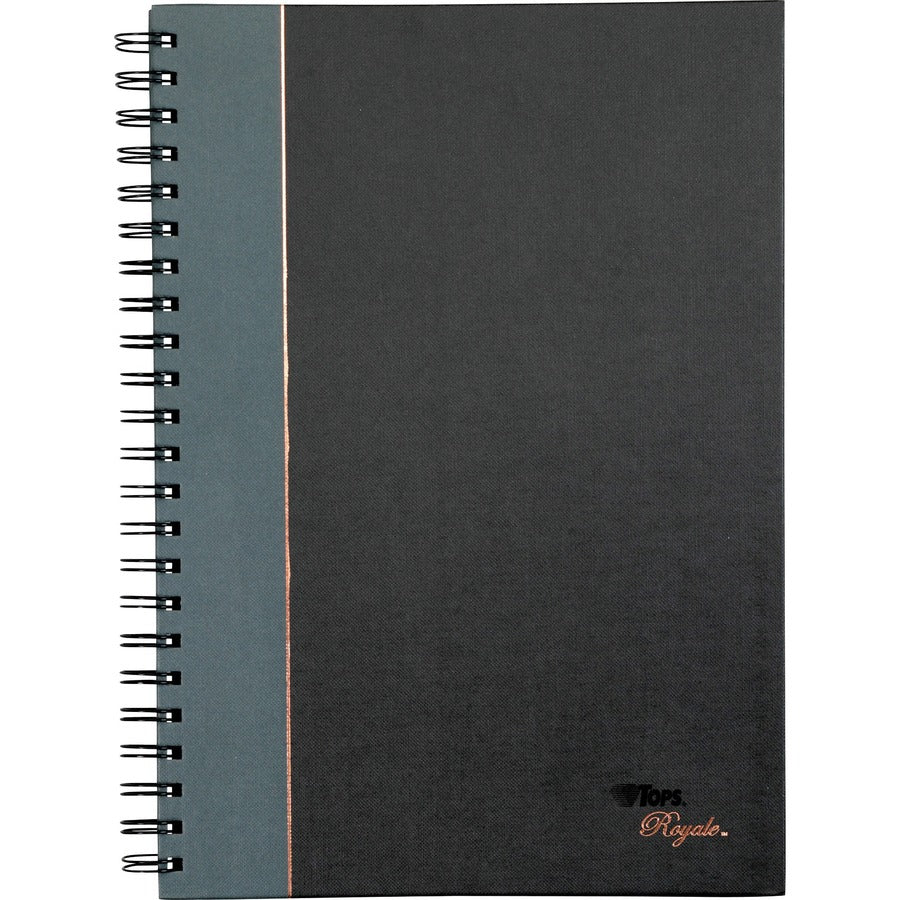 TOPS Sophisticated Business Executive Notebooks - 96 Sheets - Wire Bound - 20 lb Basis Weight - 8 1/4" x 11 3/4" Sheet S
