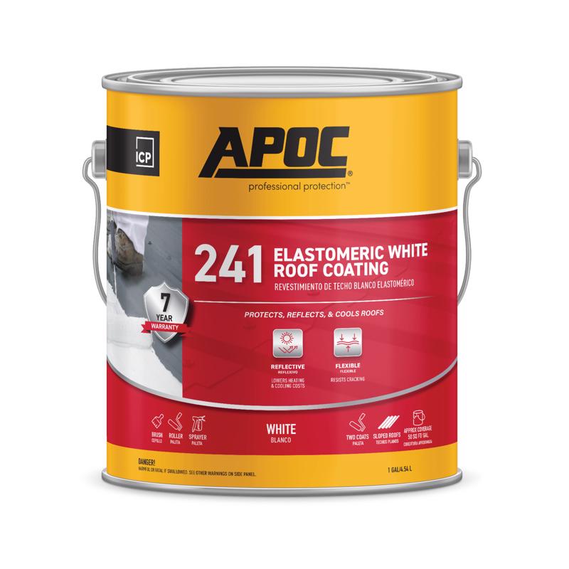 APOC Gloss White Acrylic Roof Coating 1 gal