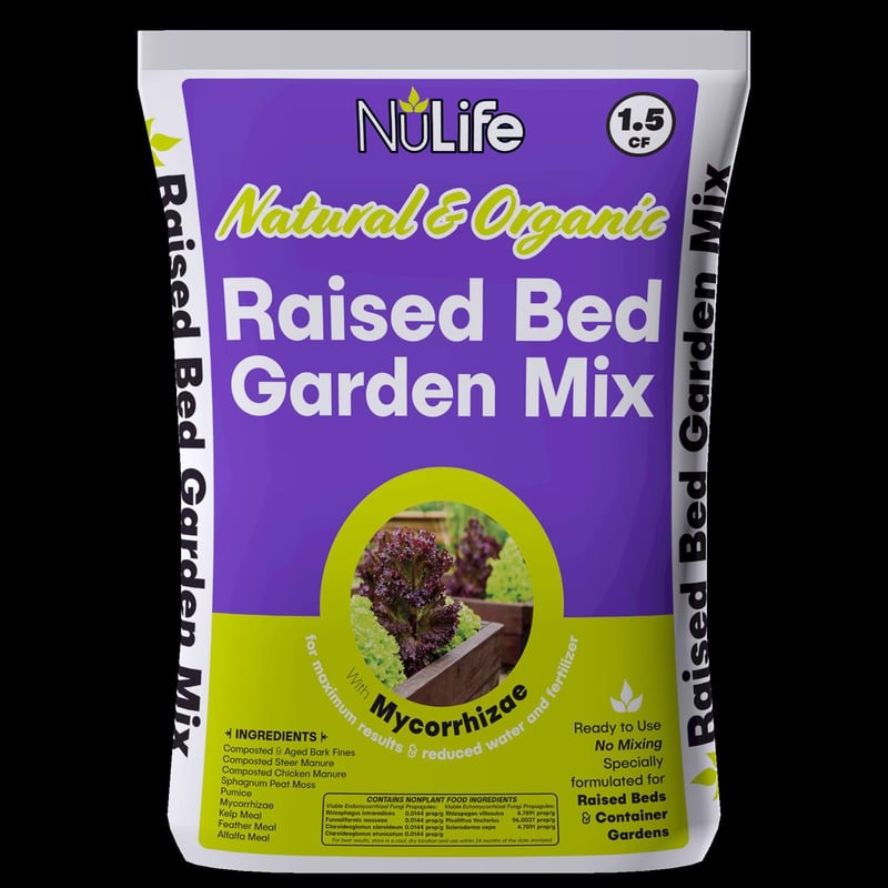 NuLife Organic All Purpose Raised Bed Mix 1.5 cu ft