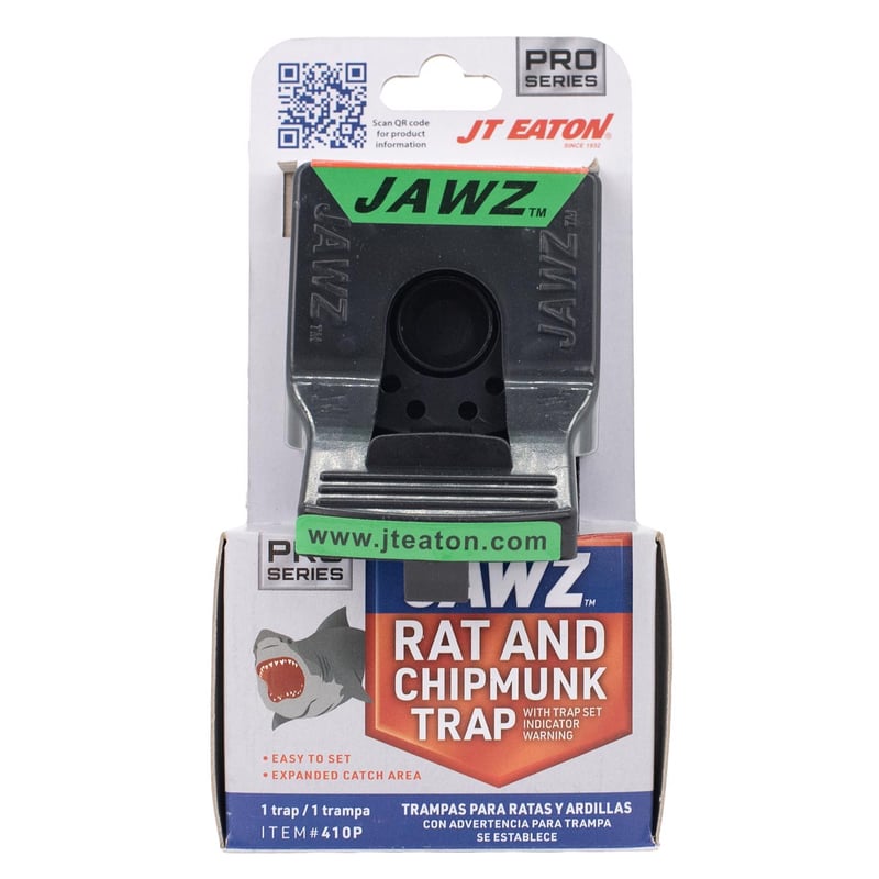 JT Eaton JAWZ Pro Series Small Snap Trap For Chipmunks and Rats 1 pk