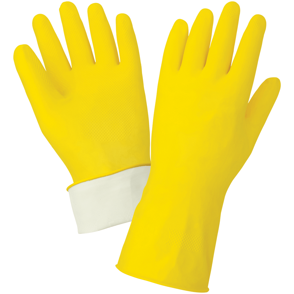 Flock-lined Latex Gloves 150F