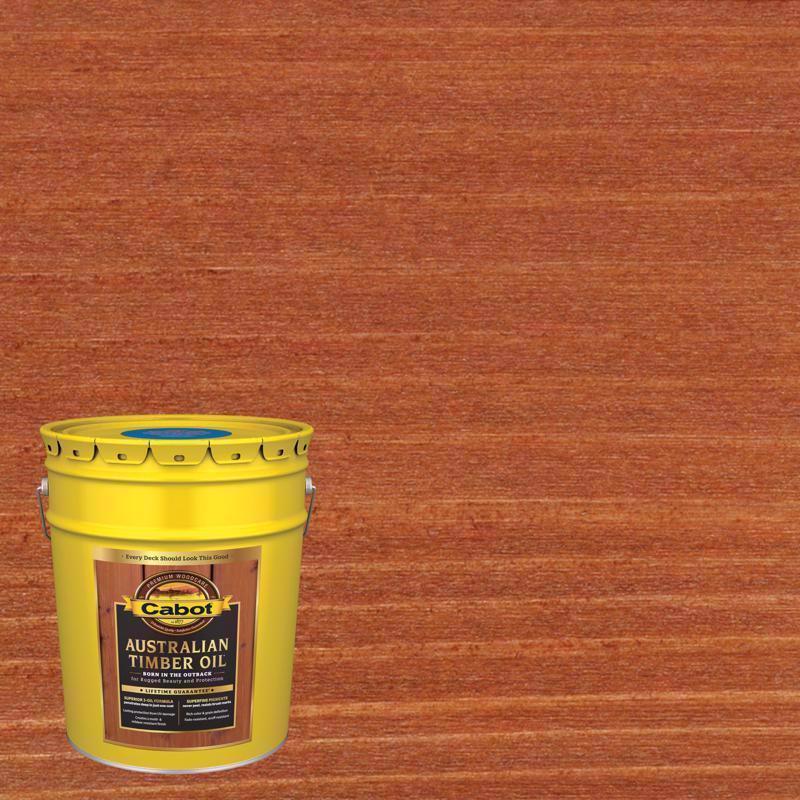 Cabot Australian Timber Oil Low VOC Transparent Mahogany Flame Oil-Based Alkyd Australian Timber Oil
