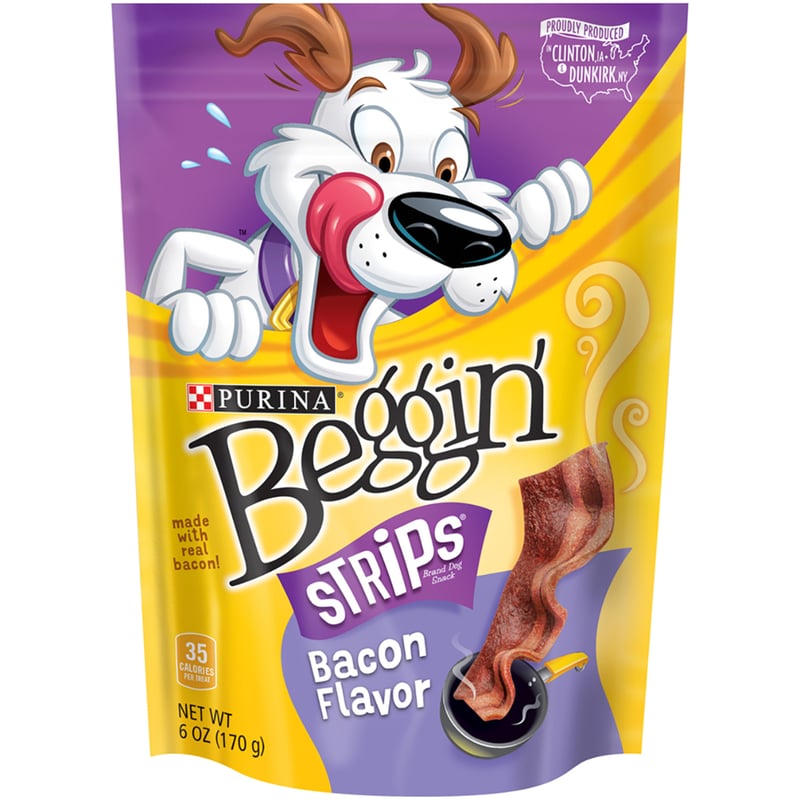 Purina Beggin Strips Bacon Treats For Dog 6 oz 1 pk