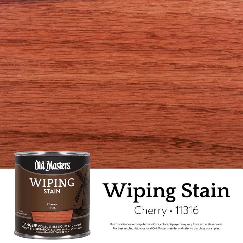 Old Masters Semi-Transparent Cherry Oil-Based Wiping Stain 1/2 pt