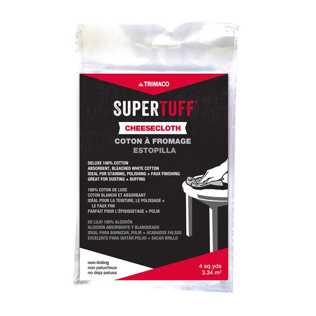 SuperTuff Cotton Cheese Cloth 4 sq yd 10303 1 pk