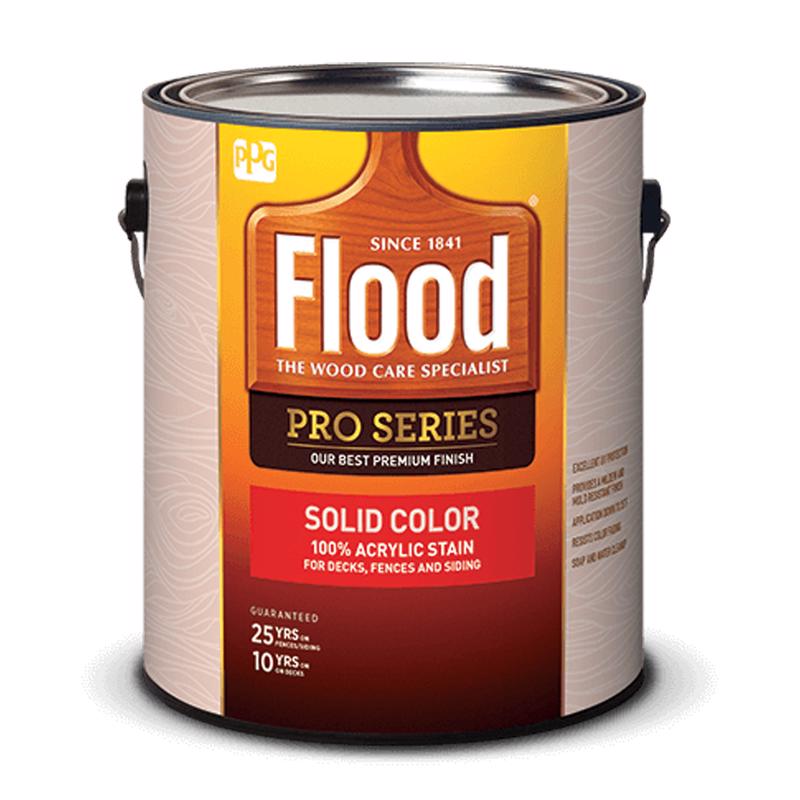 Flood Pro Series Solid Satin Neutral Deep Base Acrylic Wood Stain 1 gal