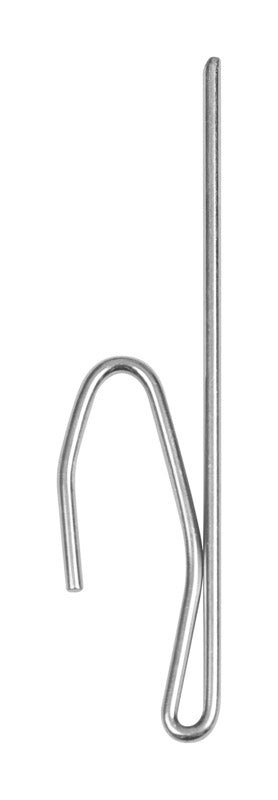 Kenney Silver Traditional/Transitional Pin On Hook 3 in. L