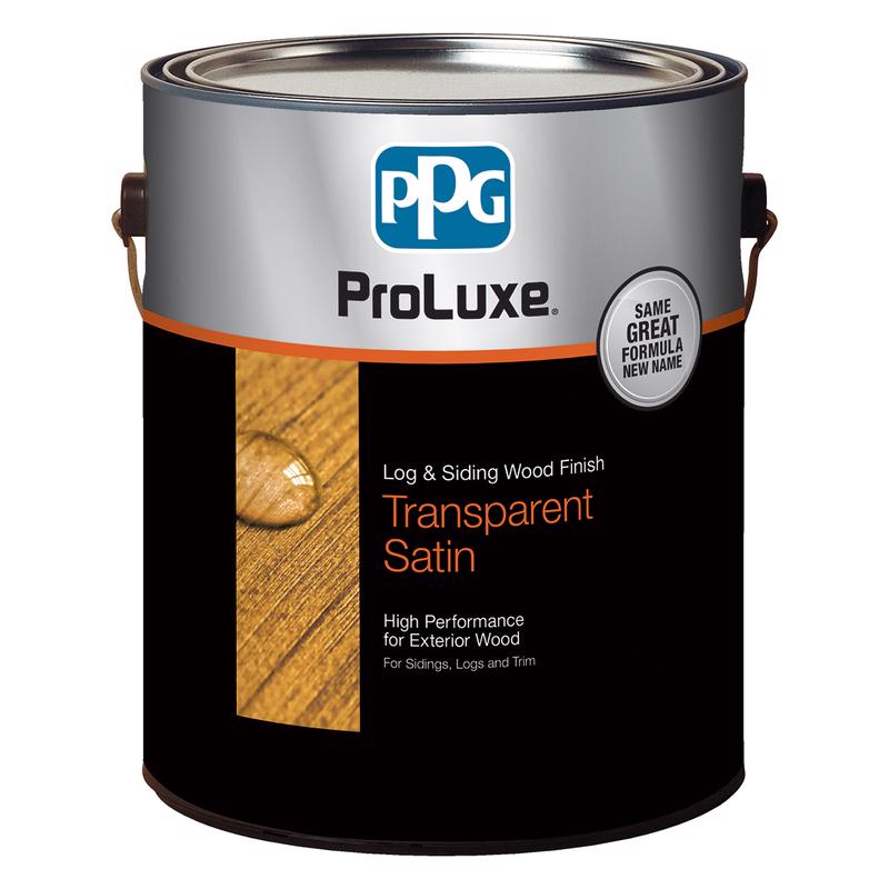 ProLuxe Log and Siding Transparent Satin Dark Oak Oil-Based Acrylic/Alkyd/Urethane Wood Finish 1 gal