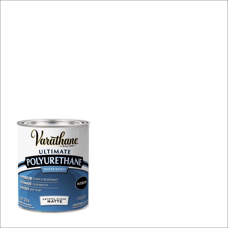 Varathane Ultimate Transparent Matte Crystal Clear Water-Based Urethane Modified Alkyd Polyurethane