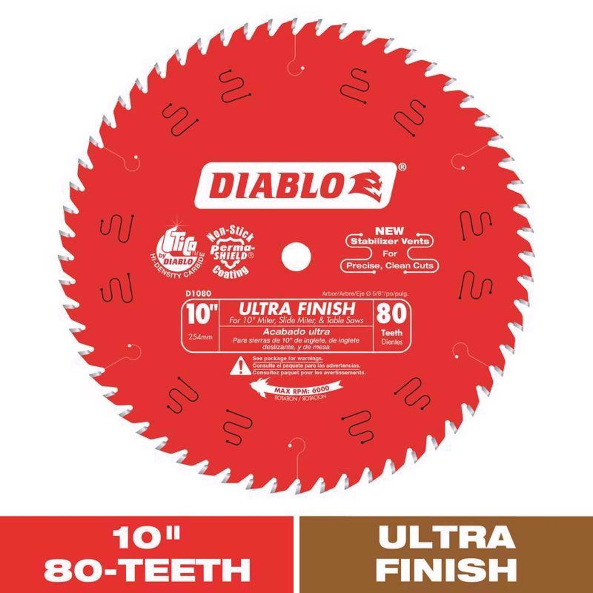 Diab Saw Bld 10"X80T