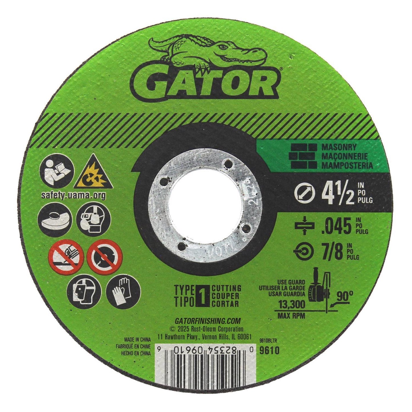 MASON WHEEL4.5X.045X7/8