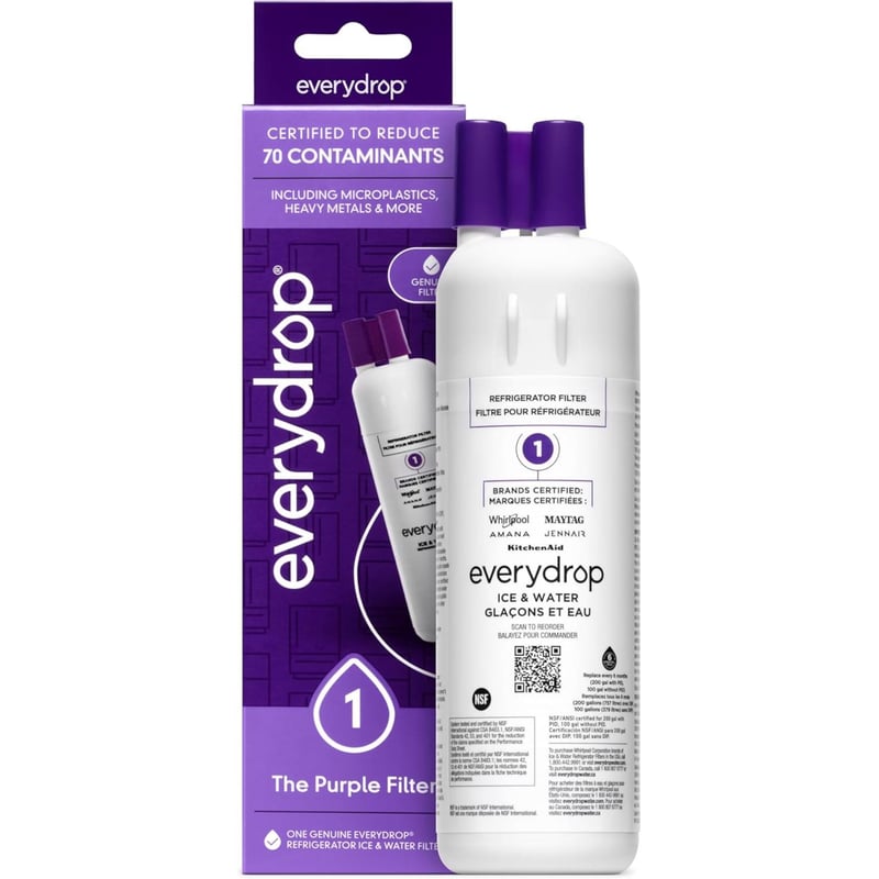 Whirlpool EveryDrop Refrigerator Replacement Filter For Whirlpool Filter 1