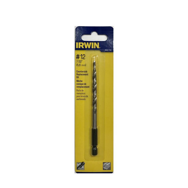 IRWIN #12 X 7/32 in. D X 7.2 in. L High Speed Steel Wood Countersink 1 pc