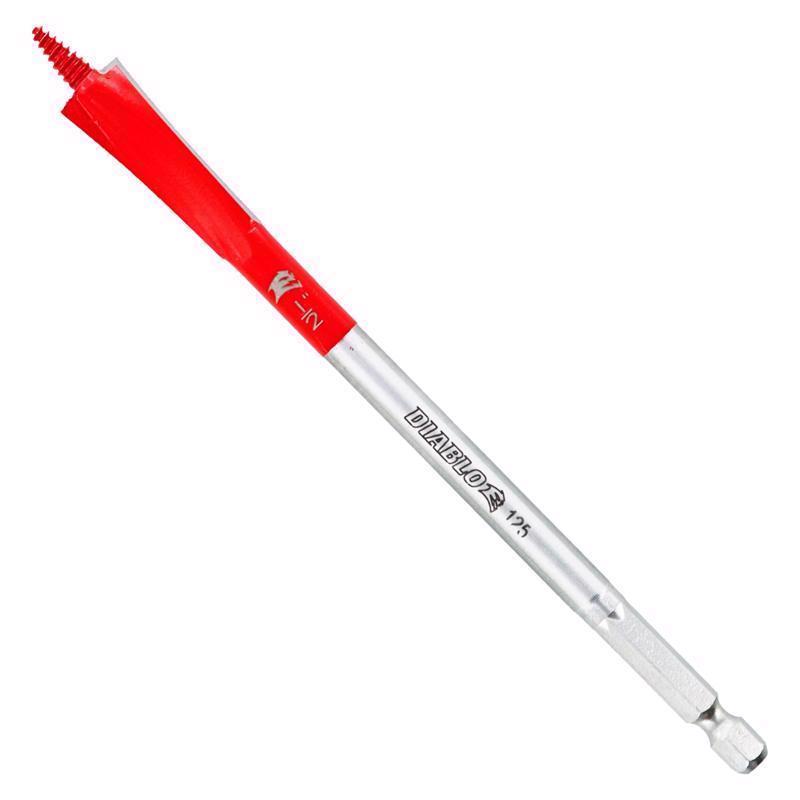 Diablo Demo Demon 1/2 in. X 6 in. L High Carbon Steel Nail-Embedded Wood Spade Bit 1 pk