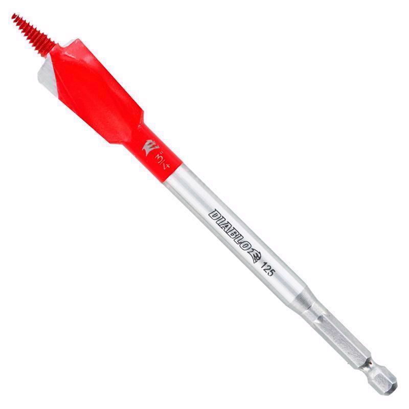 Diablo Demo Demon 3/4 in. X 6 in. L High Carbon Steel Nail-Embedded Wood Spade Bit 1 pk