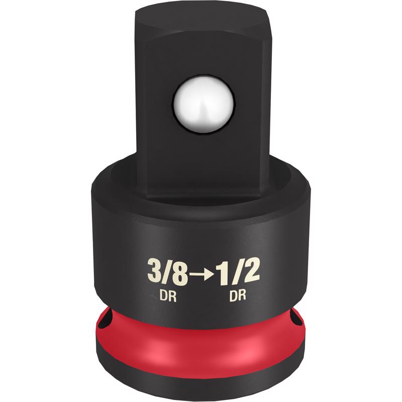 Milwaukee Shockwave 1.41 in. L X 3/8 to 1/2 in. drive SAE Socket Adapter 1 pc