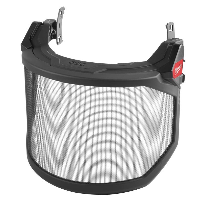 Milwaukee Bolt Anti-Fog Metal Mesh Face Shield Black Frame 1 pk