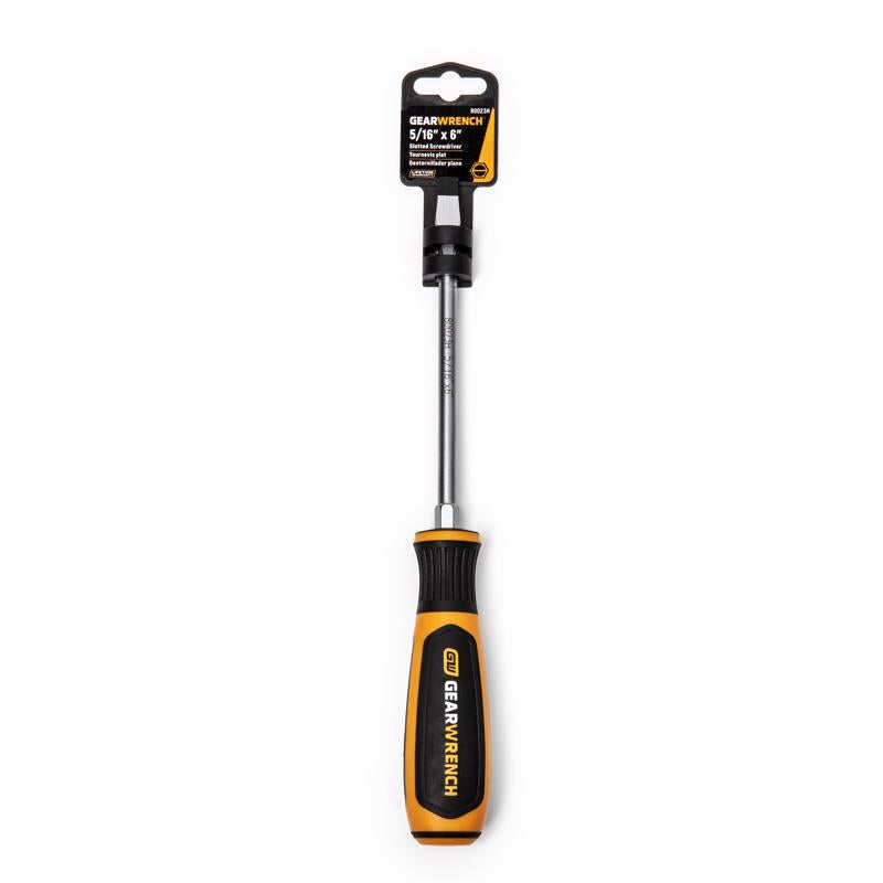 GEARWRENCH 5/16 in. X 6 in. L Slotted Screwdriver 1 pk