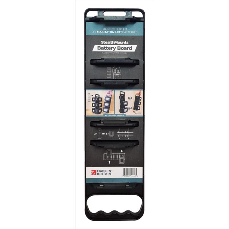 StealthMounts Battery Rack Black