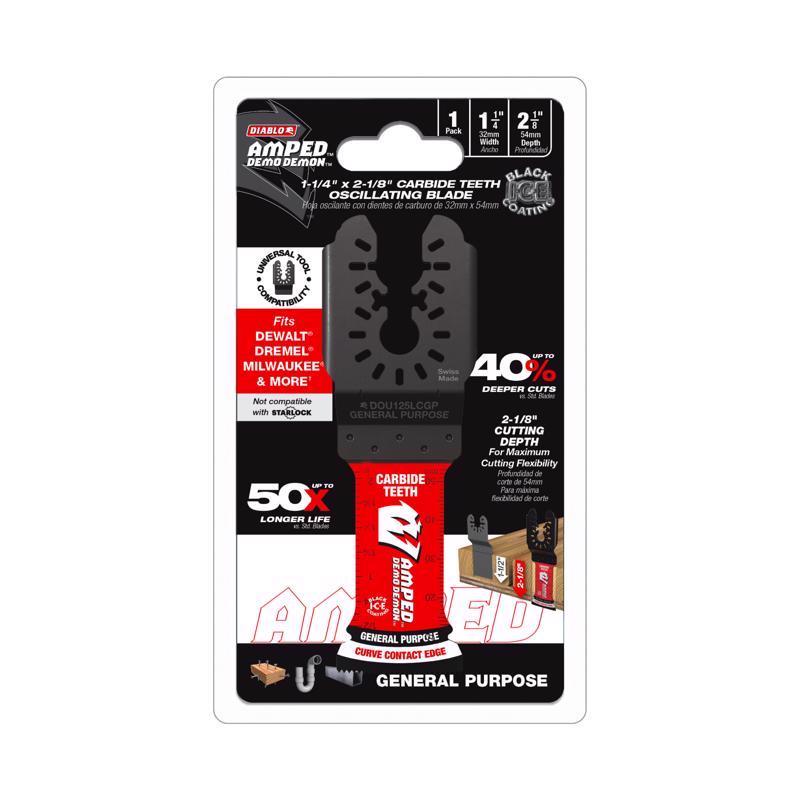 Diablo Demo Demon 2-1/8 in. L Carbide Oscillating Blade 1 pk