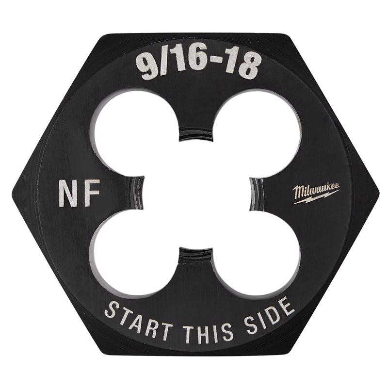 Milwaukee SAE 9/16-18 NF 1-7/16' Hex Threading Die