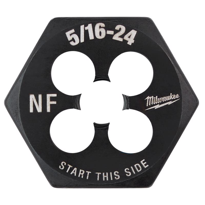 Milwaukee SAE 5/16-24 NF 1' Hex Threading Die