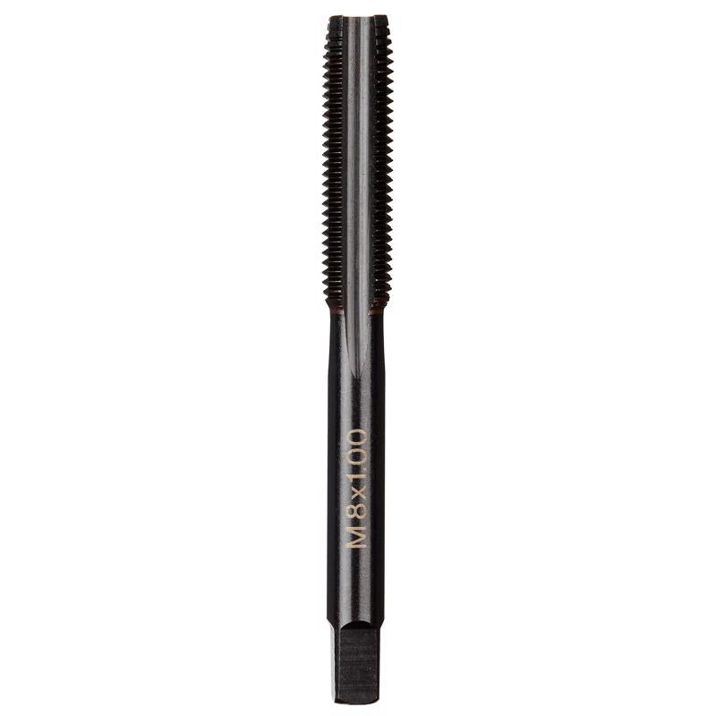 Milwaukee Metric M8x1.0 mm Straight Flute Plug Tap