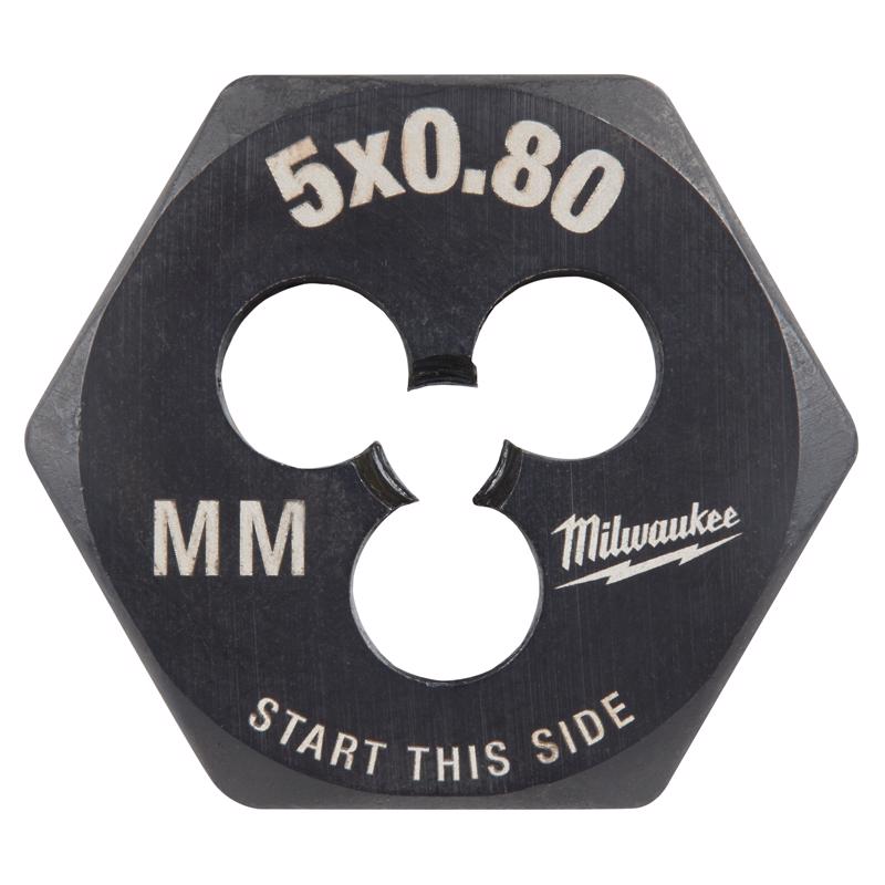 Milwaukee Metric M5x0.8 mm 1' Hex Threading Die