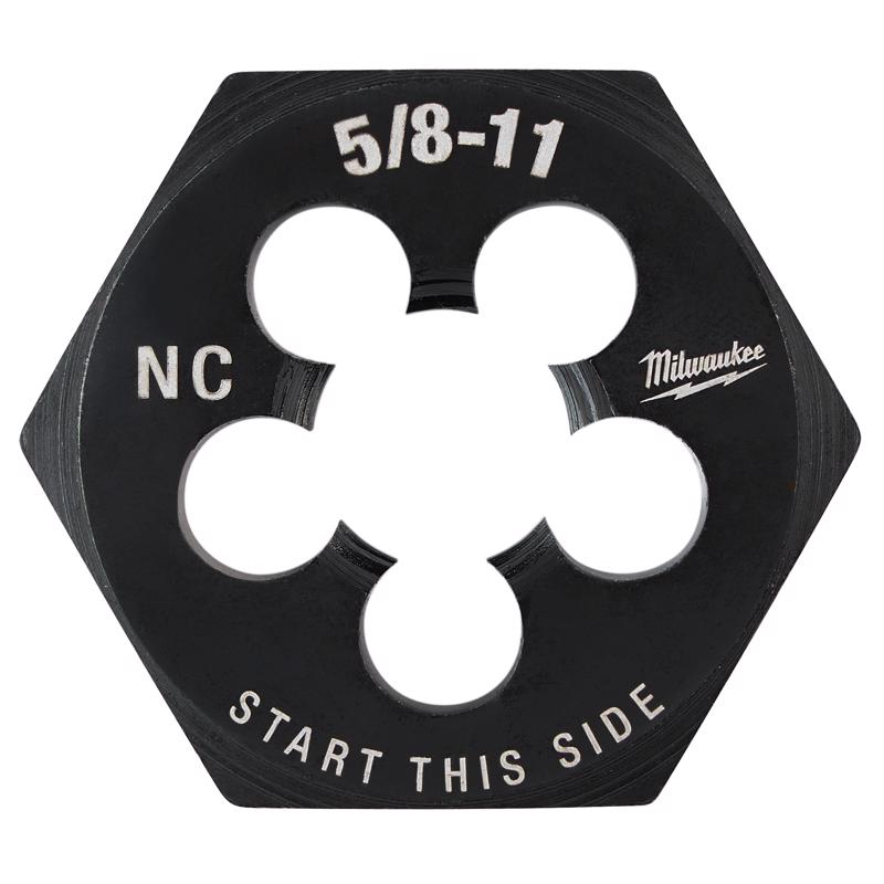 Milwaukee SAE 5/8-11 NC 1-7/16' Hex Threading Die