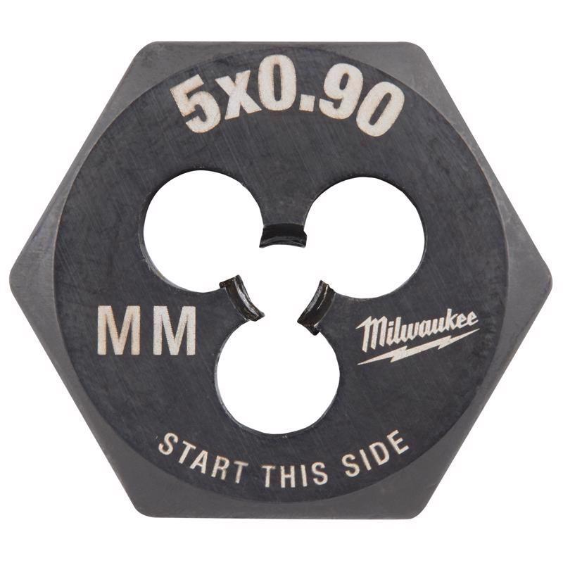 Milwaukee Metric M5x0.9 mm 1' Hex Threading Die