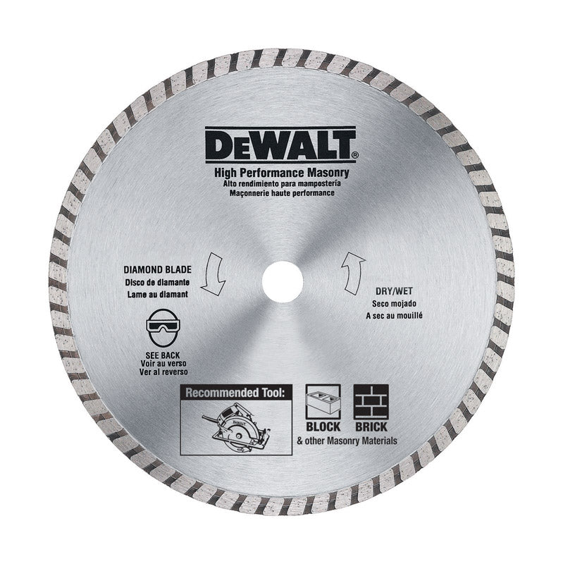 DEWALT 7 in. D X 5/8 in. Diamond Masonry Blade 1 pk