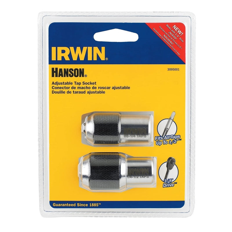 Irwin Hanson Upto 1/2 in. #0 to 1/2 in. Adjustable Tap Socket Kit