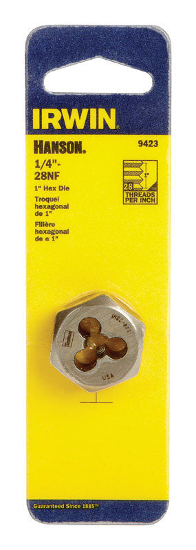 Irwin Hanson SAE 1/4 in. Hexagon Die