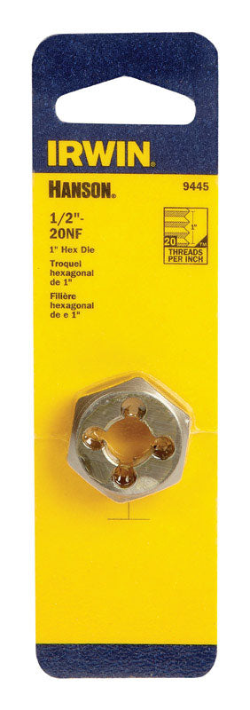 Irwin Hanson SAE 1/2 in. Hexagon Die