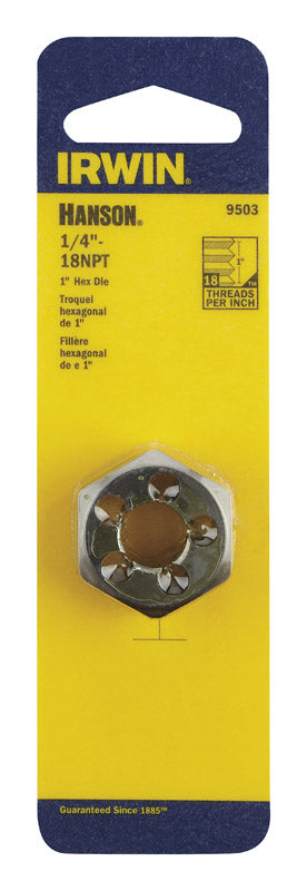 Irwin Hanson SAE 1/4 in. Hexagon Die