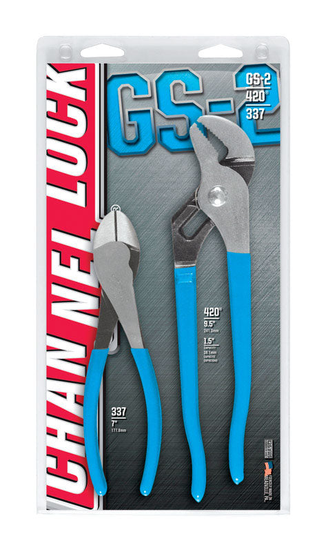 Channellock 2 pc Steel Pliers Set