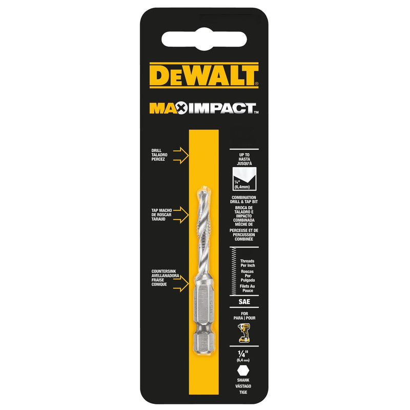 DeWalt SAE 3/8 in. Drill and Tap Bit