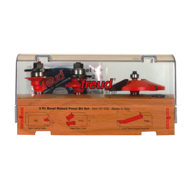 Freud Router Bit Set 3 pc