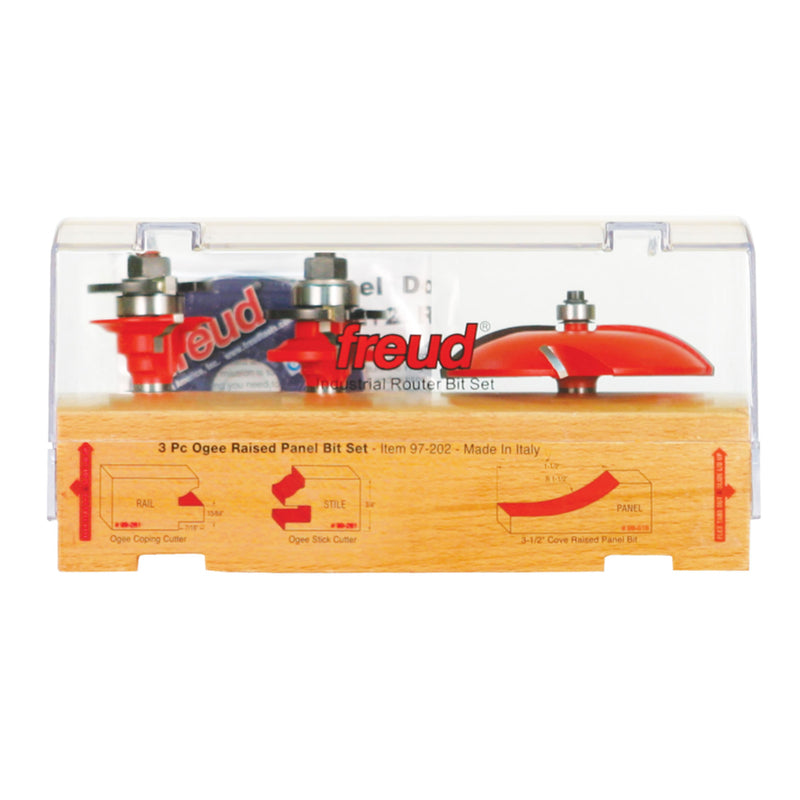 Freud Router Bit Set 3 pc